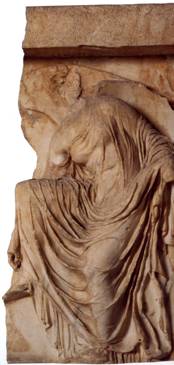 Nike Unbinding Her Sandal, c. 410 BCE