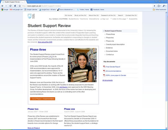 student support review