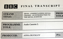 Image of a transcript